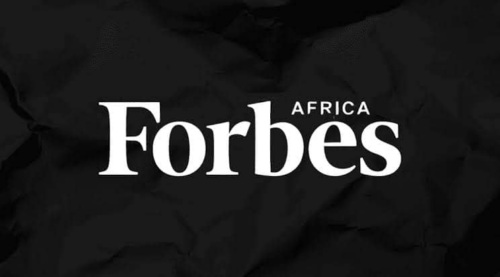 Logo that reads "Forbes Africa"
